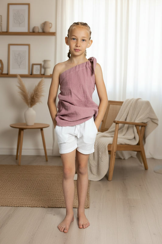 Allone - Pantalones cortos para niña