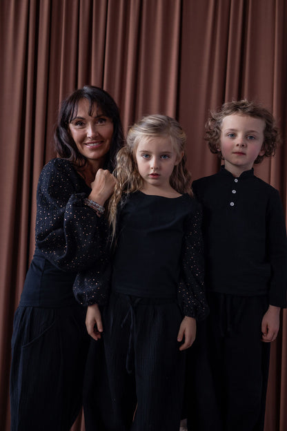 Dívčí halenka z mušelínu a úpletu - Andromeda