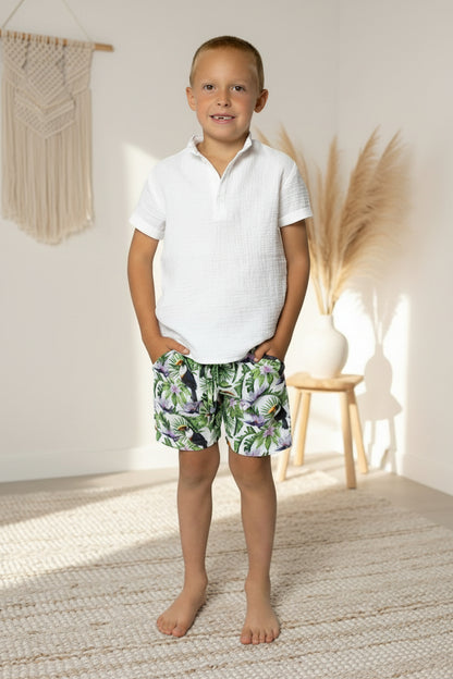 Chlapecké kraťasy z mušelínu - Allone