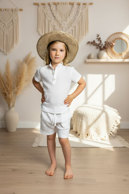 Allone - Pantalones cortos para niña