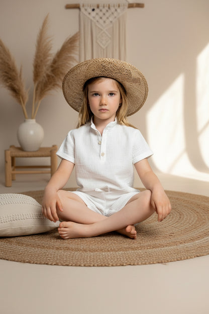 Allone - Pantalones cortos para niña