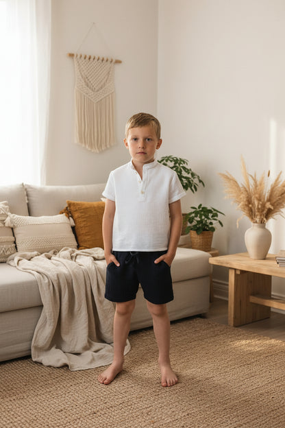 Chlapecké kraťasy z mušelínu - Allone