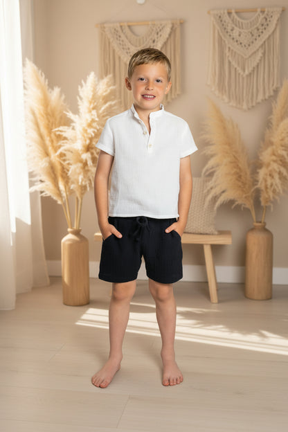 Chlapecké kraťasy z mušelínu - Allone