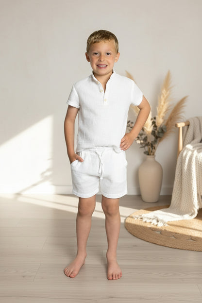 Chlapecké kraťasy z mušelínu - Allone