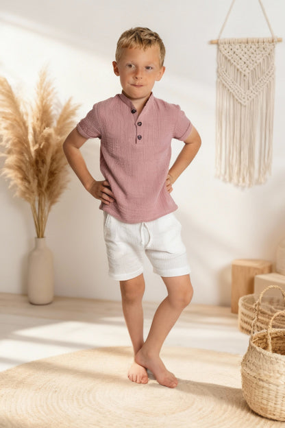 Chlapecké kraťasy z mušelínu - Allone