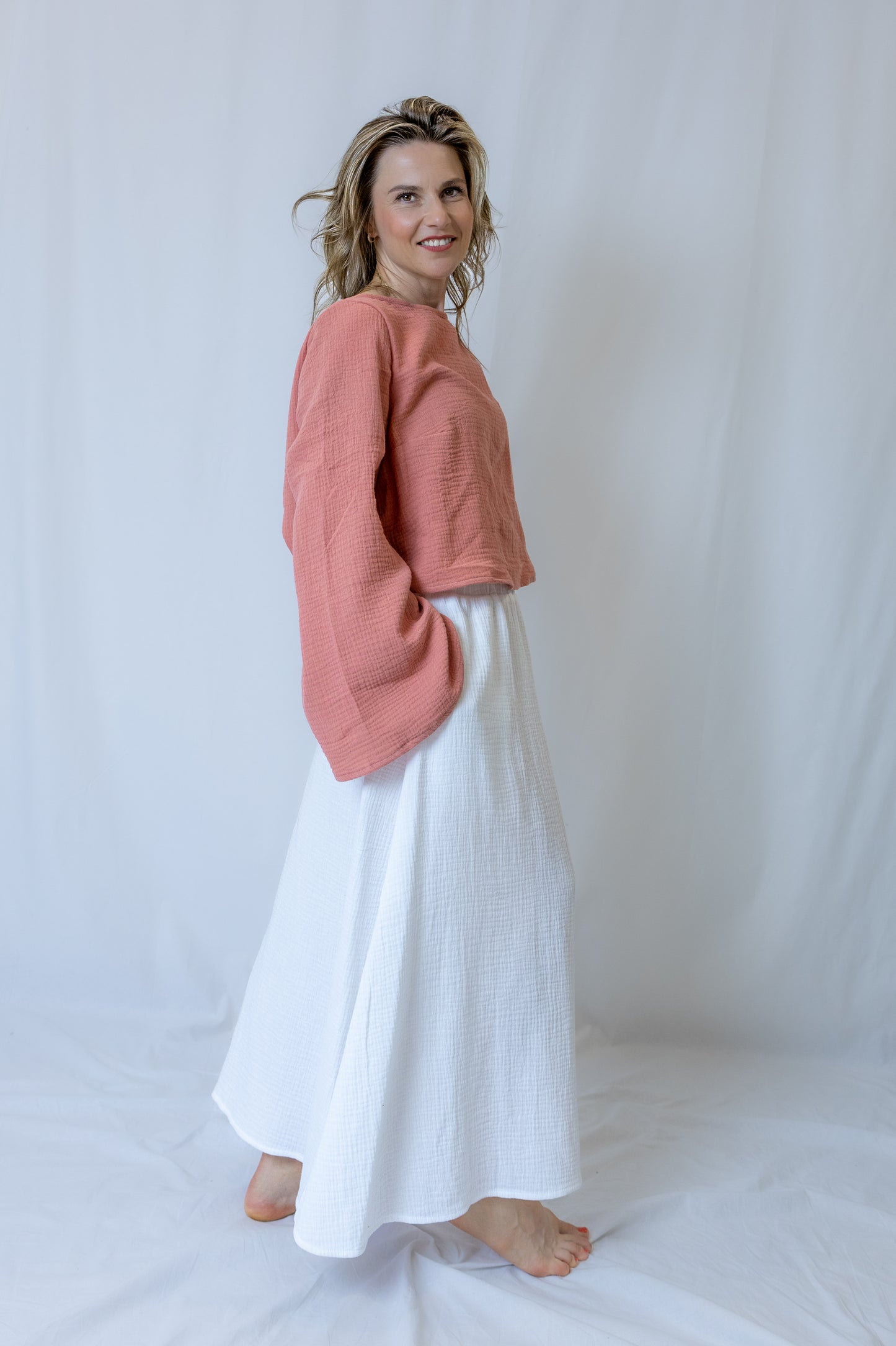 prodysny muselin, siroke rukavy, lehkost, elegance, styl
