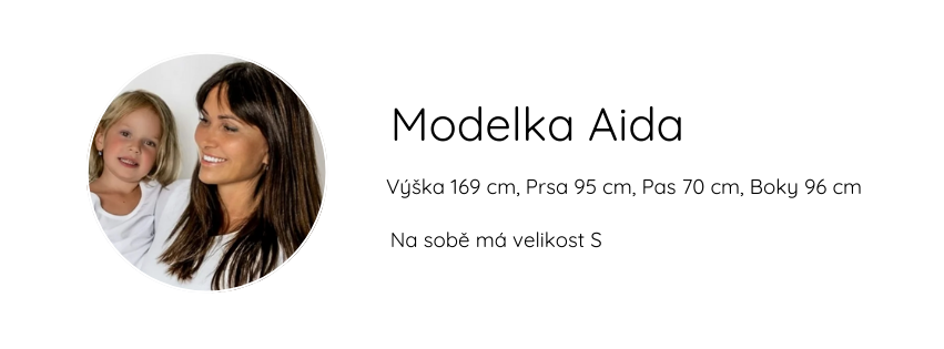 Dámské šaty  z úpletu a mušelínu -Amade -3/4 rukáv