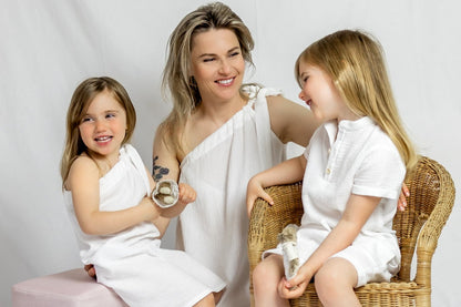 Dámské šaty z mušelínu ,na jedno rameno -Allie