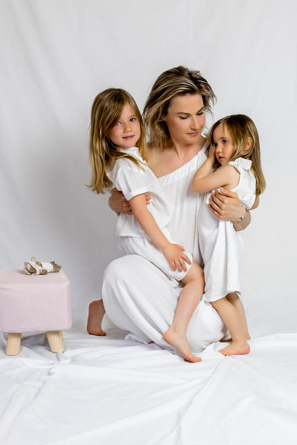 Dámské šaty z mušelínu ,na jedno rameno -Allie