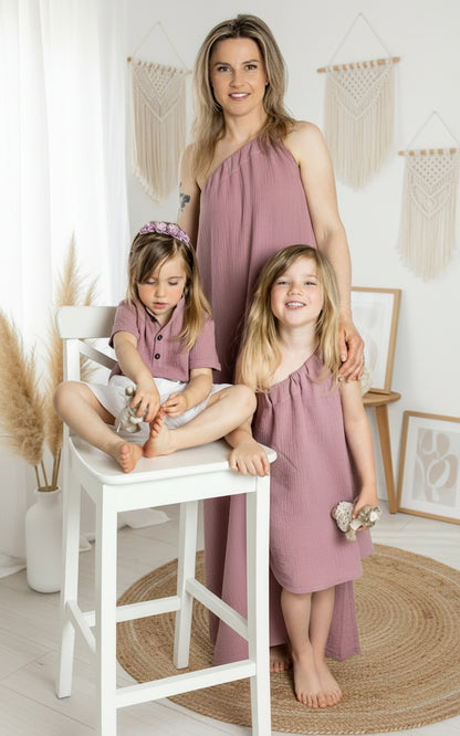 Dívčí polo košile z mušelínu - Alex