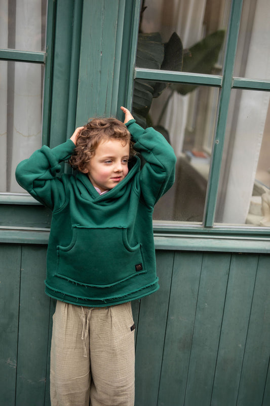 chlapecka-mikina-pocesana-teplakovina-s-kapuci-kapsa-klokan-zelena