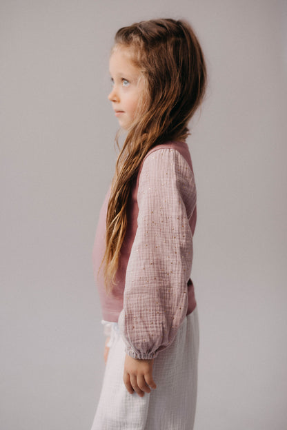 divci-elegantni-halena-muselin-uplet-balonove-rukavy-do-skolky.skoly-na-party -vylety-pohoda-zlate-tecky-ruzova