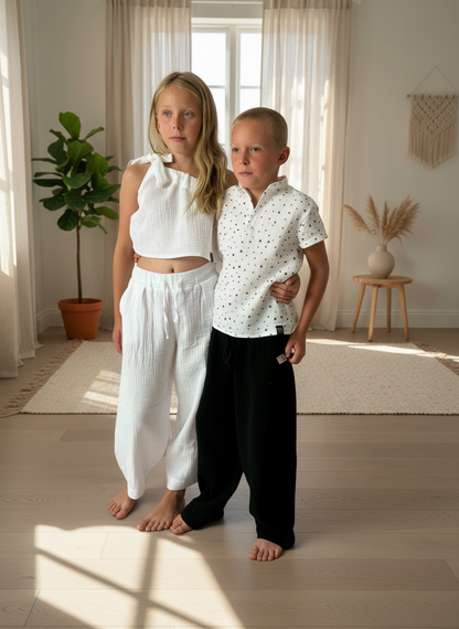 divci-kalhoty-lezerni-vzhled-elasticky-pas-jemny-prodysny-vzdusne-bila