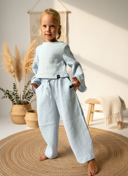 divci-kalhoty-lezerni-vzhled-elasticky-pas-jemny-prodysny-vzdusne-baby-blue