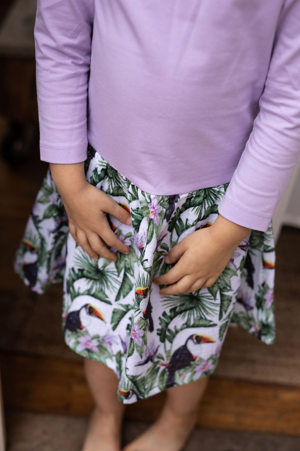 divci-saty-uplet-muselin-3/4-rukav-jednoduchost-styl-pro-kazde-rocni-obdobi-vecere-k-mori-elegantni-tukani-detail