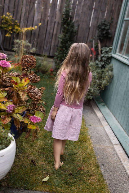 divci-saty-uplet-muselin-3/4-rukav-jednoduchost-styl-pro-kazde-rocni-obdobi-vecere-k-mori-elegantni-zlate-tecky-ruzova