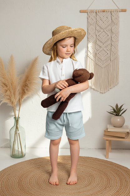 Dívčí polo košile z mušelínu - Alex