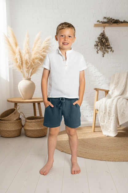 Chlapecké kraťasy z mušelínu - Allone