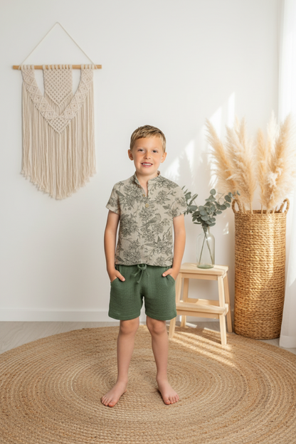 Chlapecké kraťasy z mušelínu - Allone