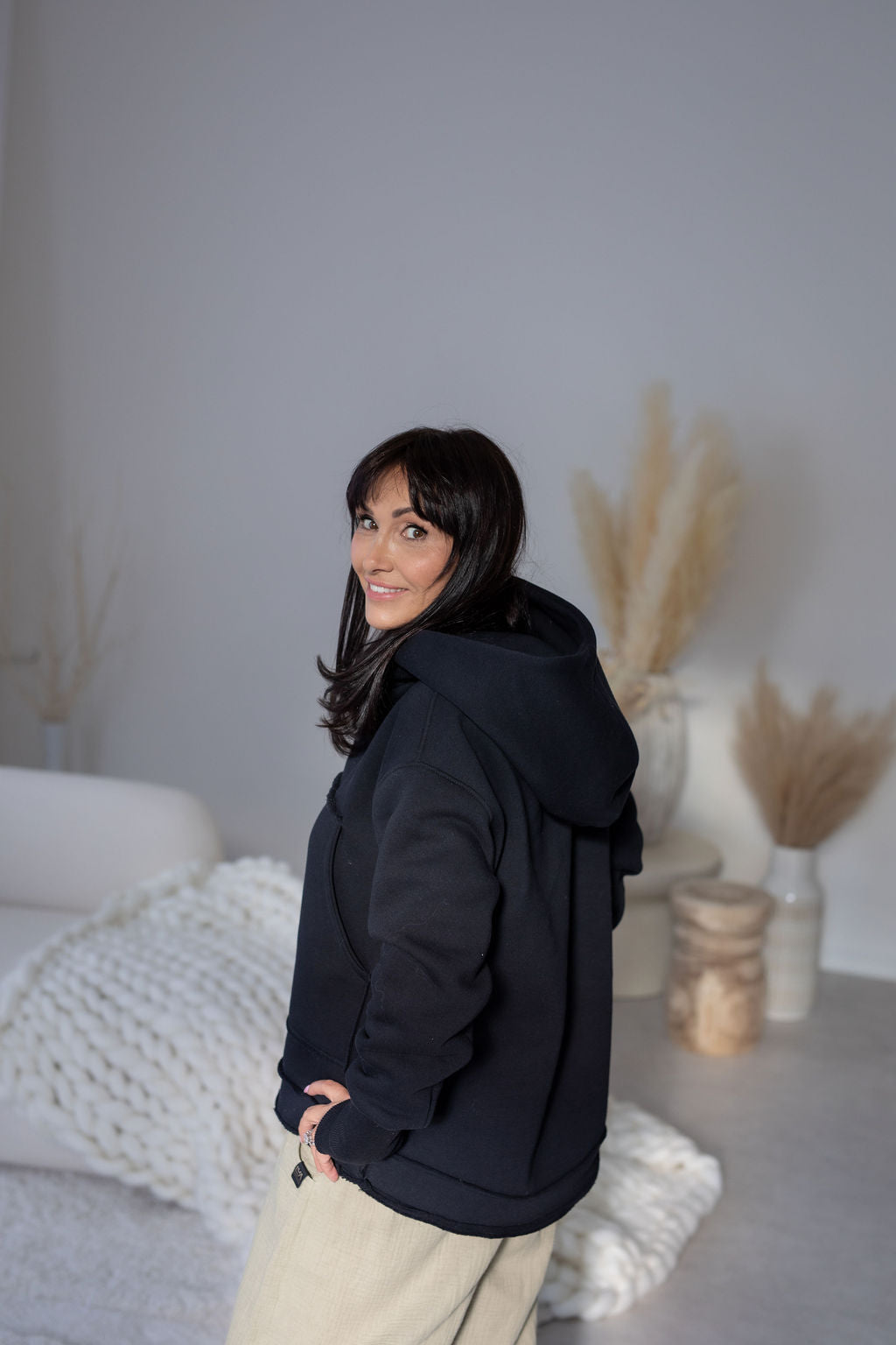 Dámská mikina s kapucí -Adele