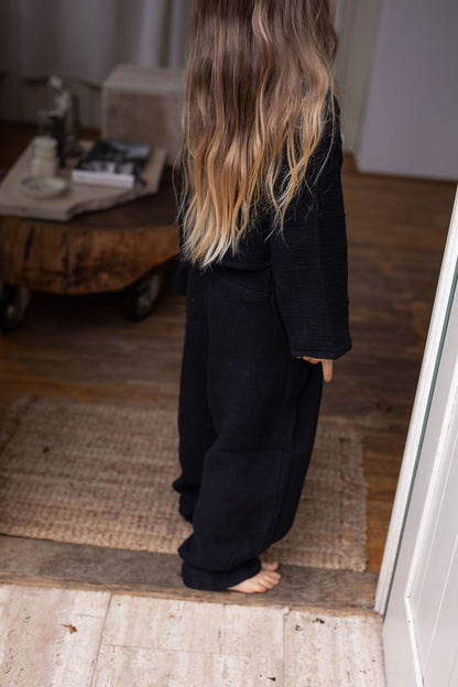 Dívčí top z mušelínu, široké rukávy - Amapola