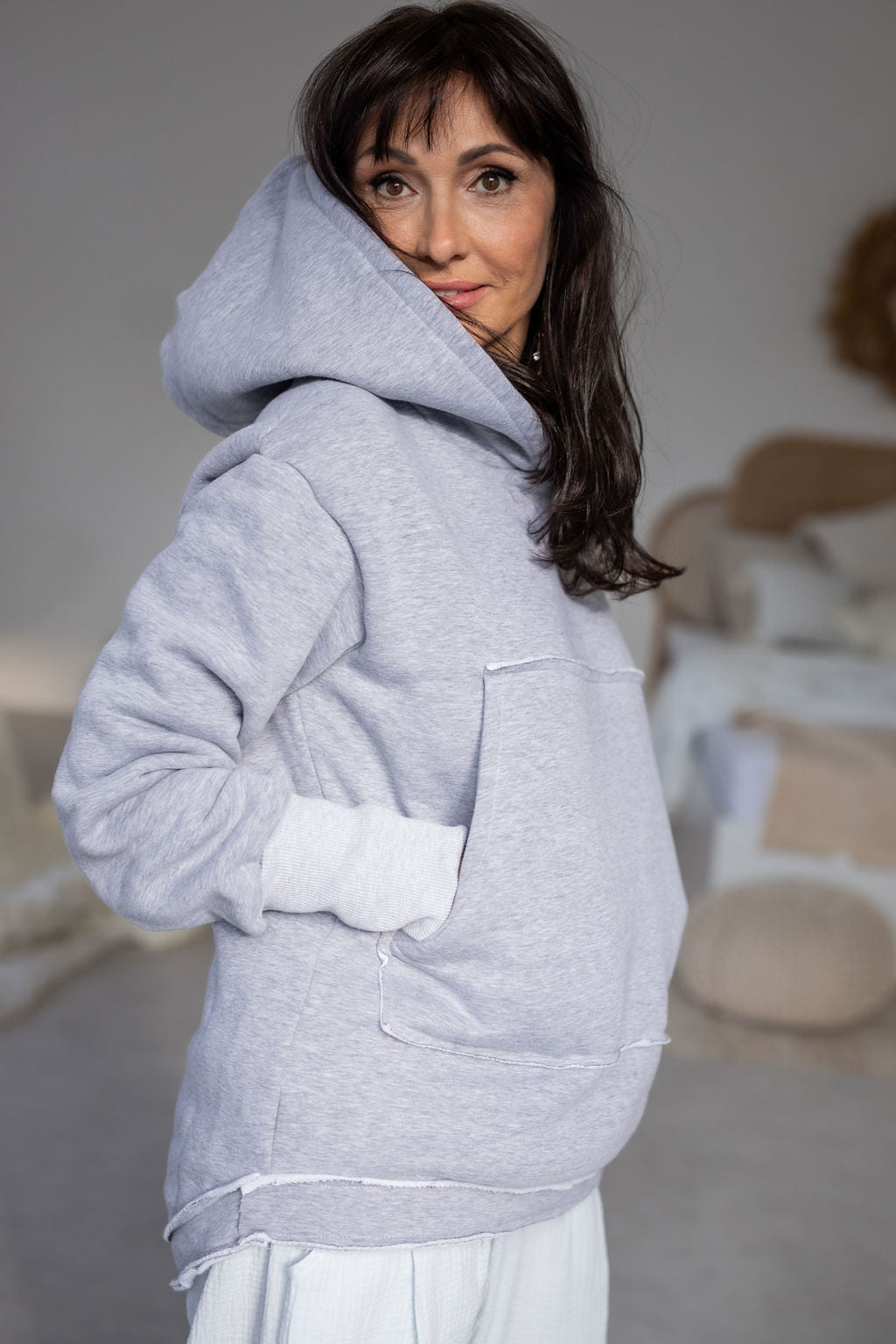 Dámská mikina s kapucí -Adele