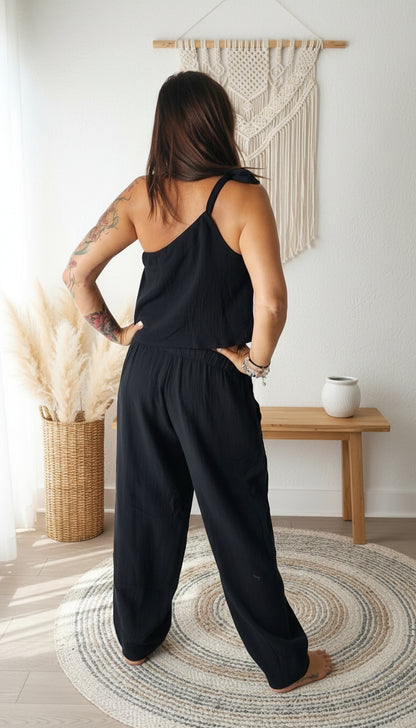 Dámský top z mušelínu, na jedno rameno -Alis