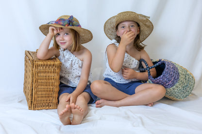 Dívčí top z mušelínu, na jedno rameno -Alis