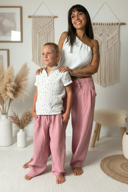 Dámský top z mušelínu, na jedno rameno -Alis